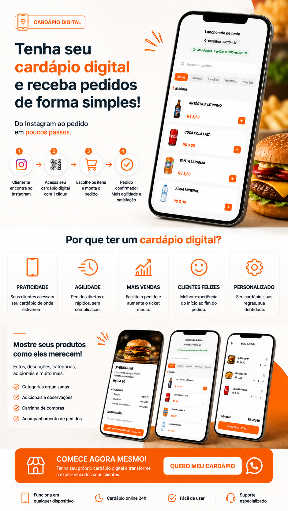 Cardápio digital DeliveryAki